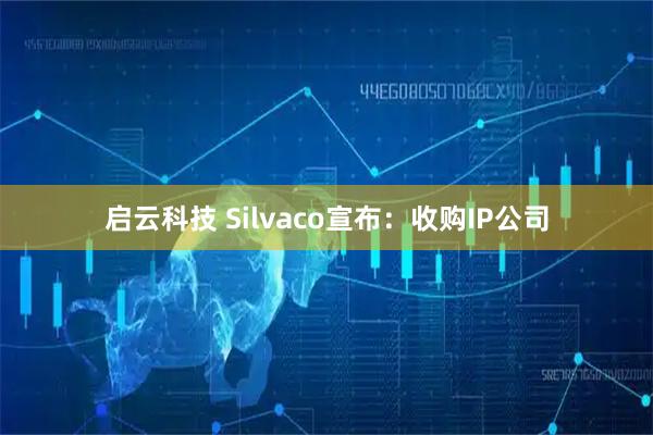 启云科技 Silvaco宣布：收购IP公司