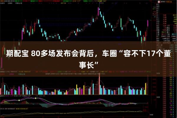 期配宝 80多场发布会背后，车圈“容不下17个董事长”